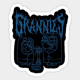 Grannies Metal Sticker